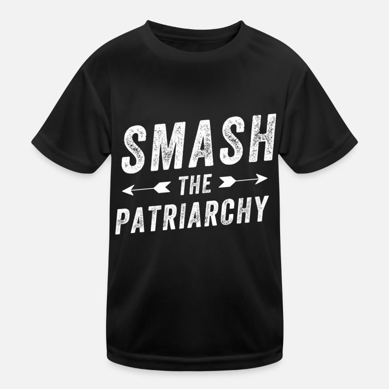 Smash the Patriarchy Kids Functional T-Shirt