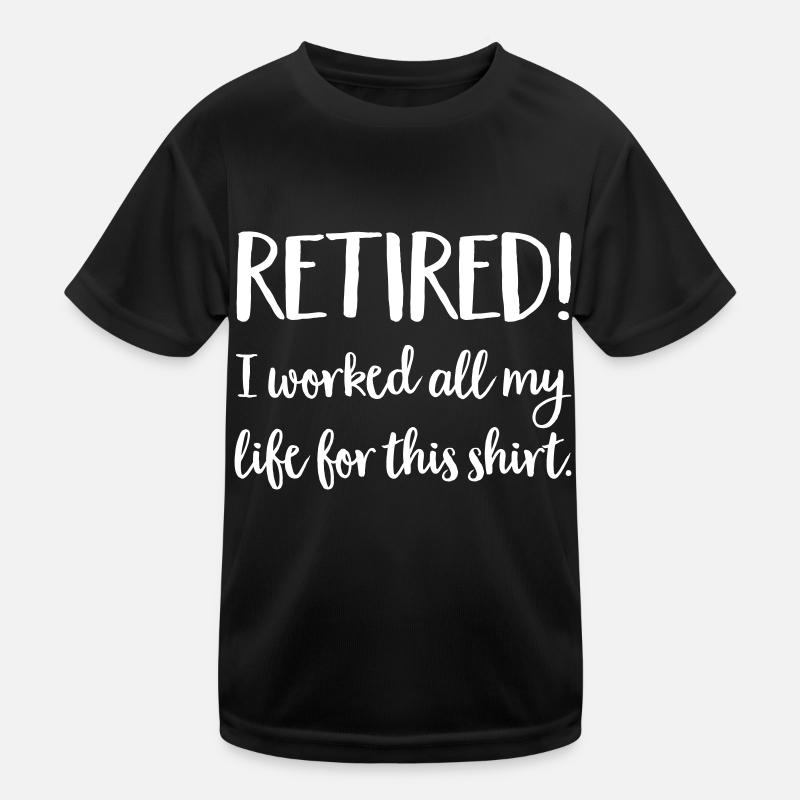 Rente Kinder Funktions-T-Shirt