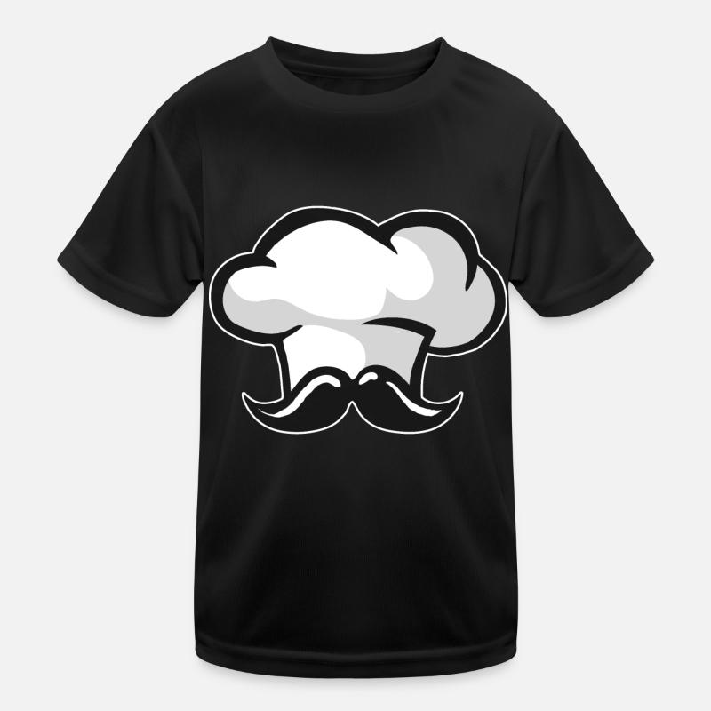 Chapeau mâle de chef T-shirt sport Enfant