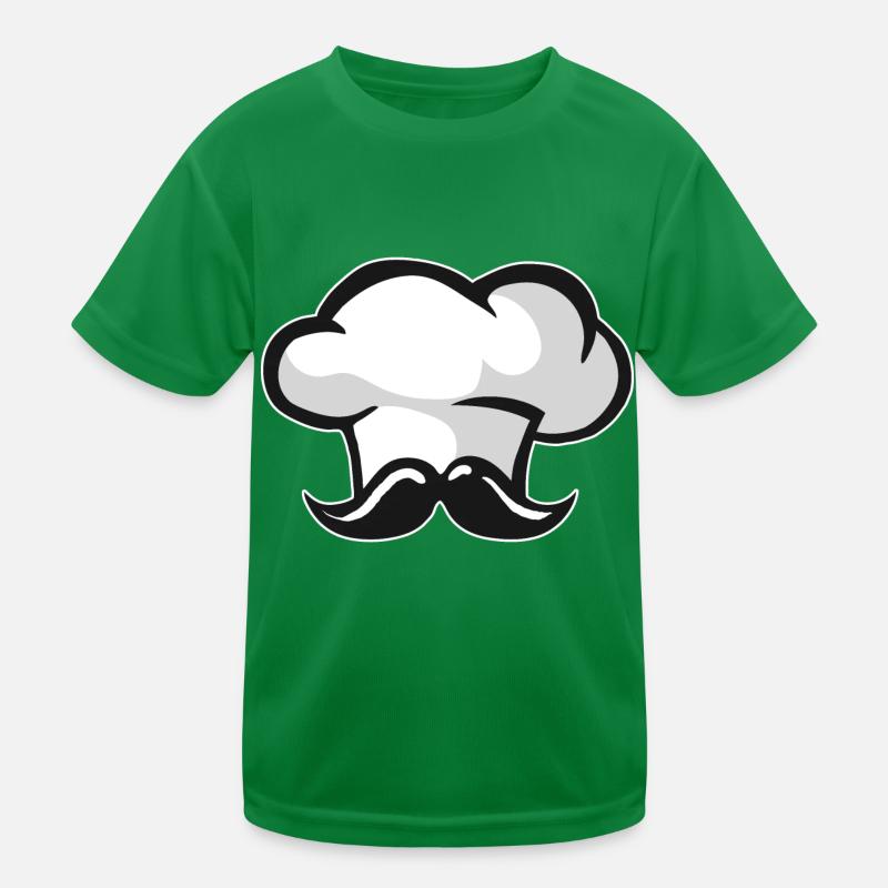 Chapeau mâle de chef T-shirt sport Enfant