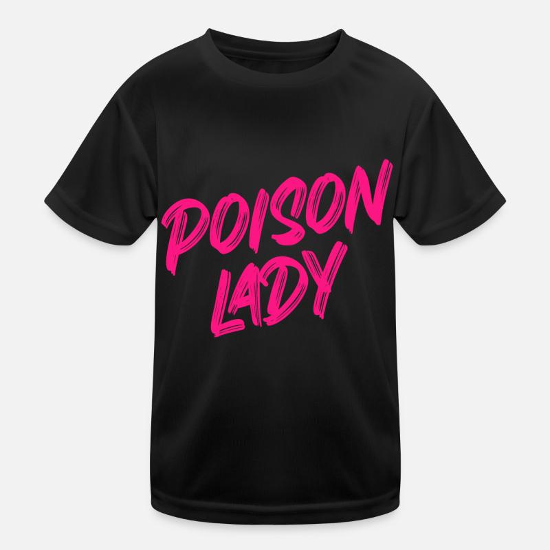 Poison Lady (rose) T-shirt sport Enfant
