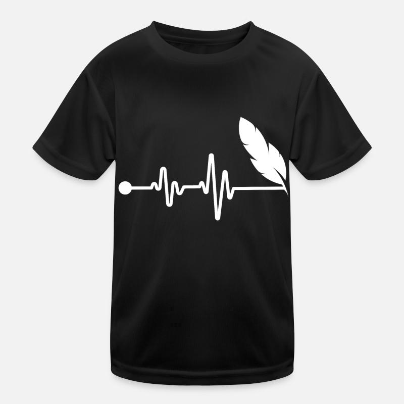 Writer Heartbeat Kinder Funktions-T-Shirt