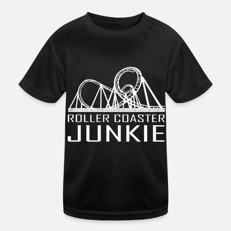 Rollercoaster Achterbahn Kinder Funktions-T-Shirt