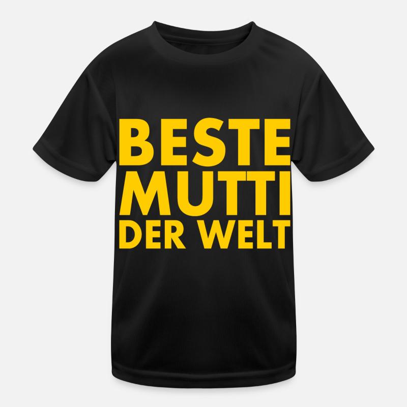 Beste mutti der welt Kinder Funktions-T-Shirt