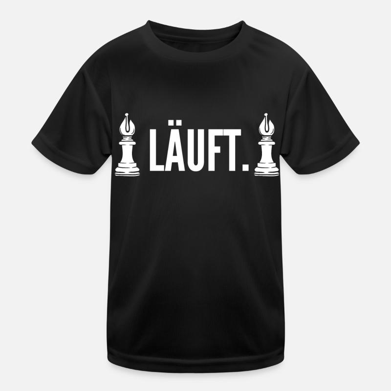 Schach Geschenk Schachspieler Queen’s Gambit Kinder Funktions-T-Shirt