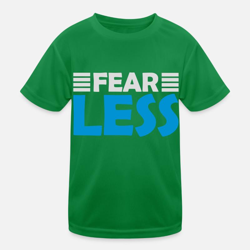 fearless Text Quote Design Kids Functional T-Shirt