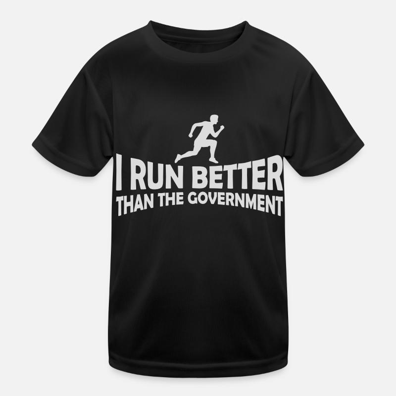 run better than government Kids Functional T-Shirt