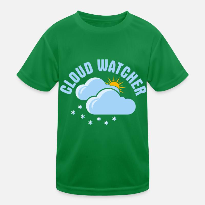 Cloud Watcher Meteorology Weather Kids Functional T-Shirt