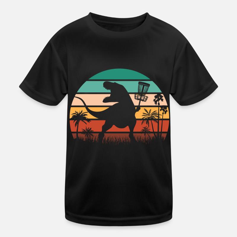 Discgolf Disc Golf Frisbee Kids Functional T-Shirt
