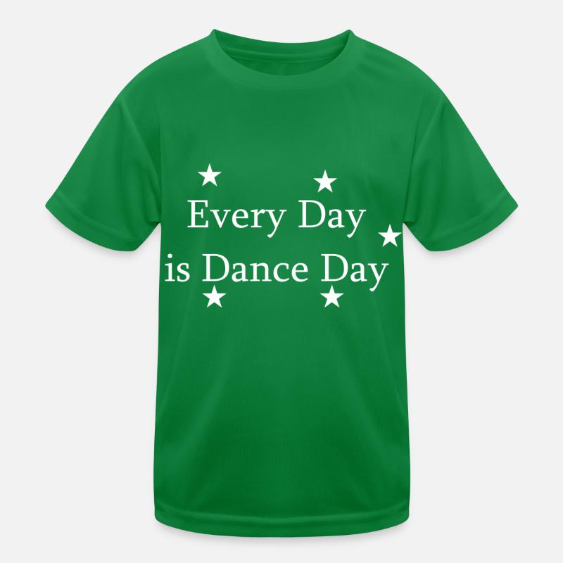 Dancing Dance Music Kids Functional T-Shirt