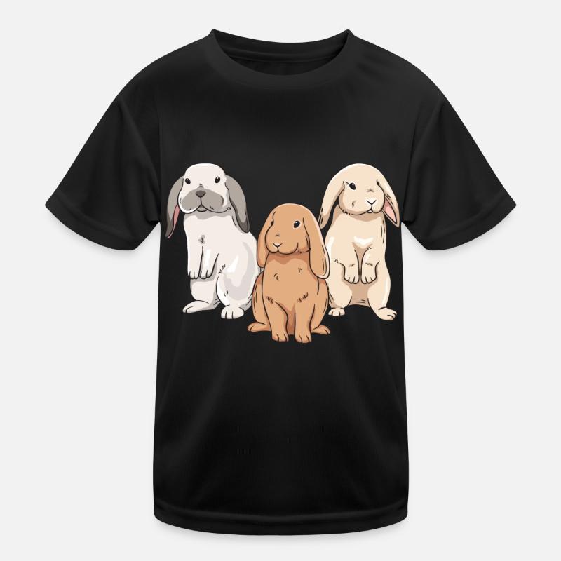 Conception de lapin mignon pour les propriétaires de lapins T-shirt sport Enfant