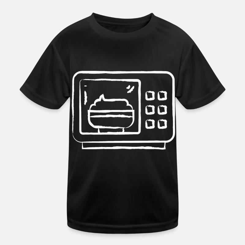 Mikrowelle Hand gezeichnet Kinder Funktions-T-Shirt