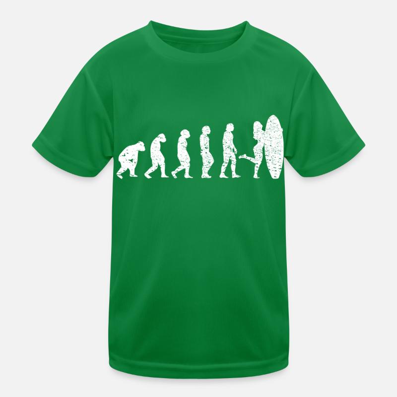 Surfer Surfer Surfing Surfboard Kids Functional T-Shirt
