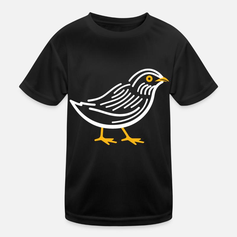 cailles petit oiseau caille T-shirt sport Enfant