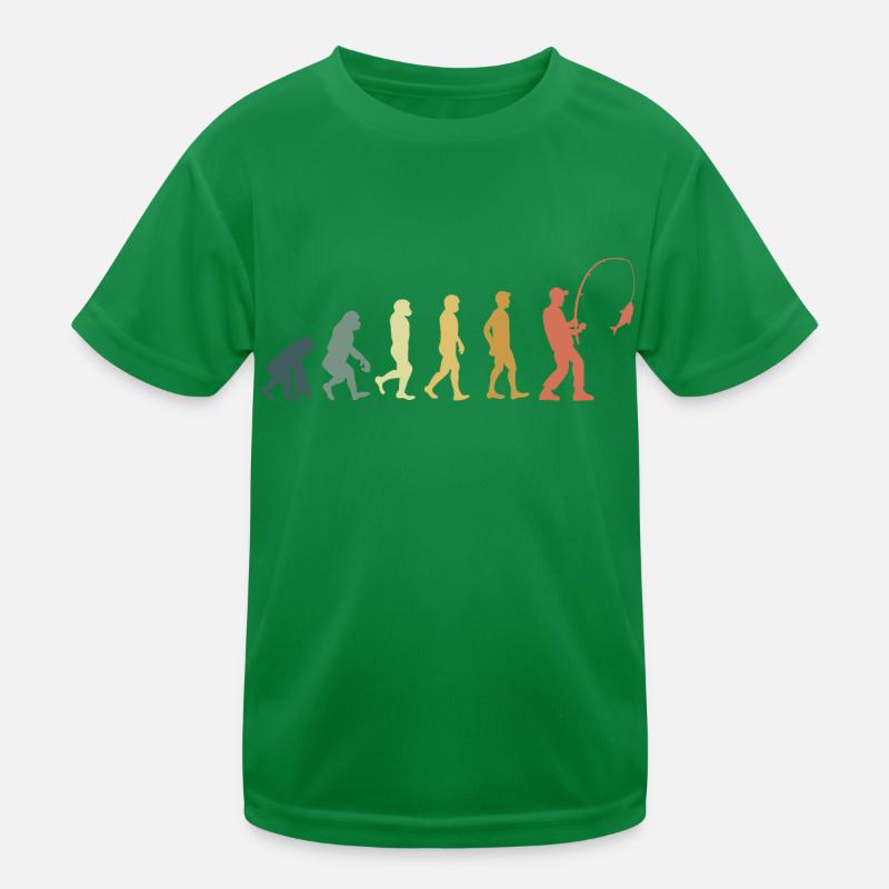 Evolution pêcheur T-shirt sport Enfant
