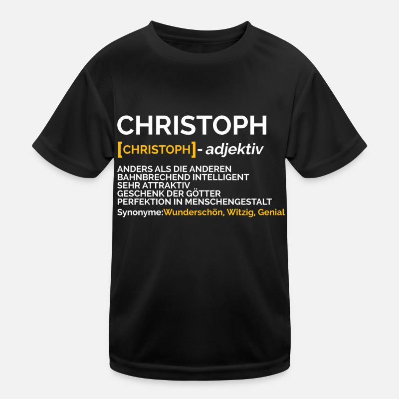 Christoph Kinder Funktions-T-Shirt