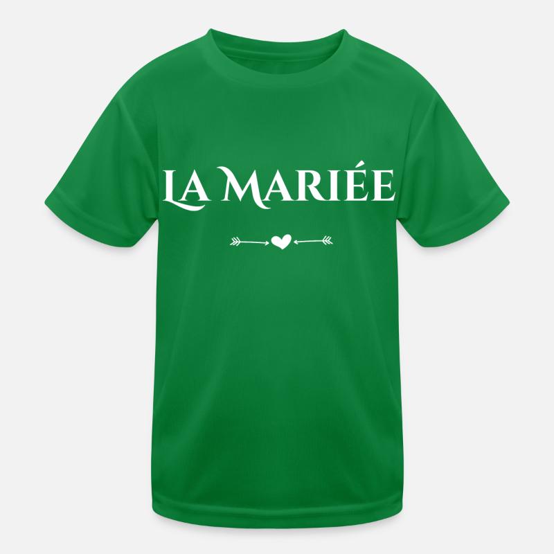 Das Brautherz - Bride-to-be Kinder Funktions-T-Shirt