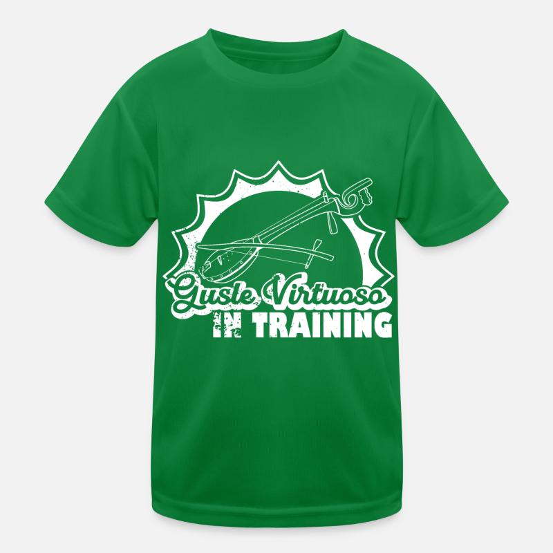 Gusle Virtuoso in training Serbia Balkans Kids Functional T-Shirt