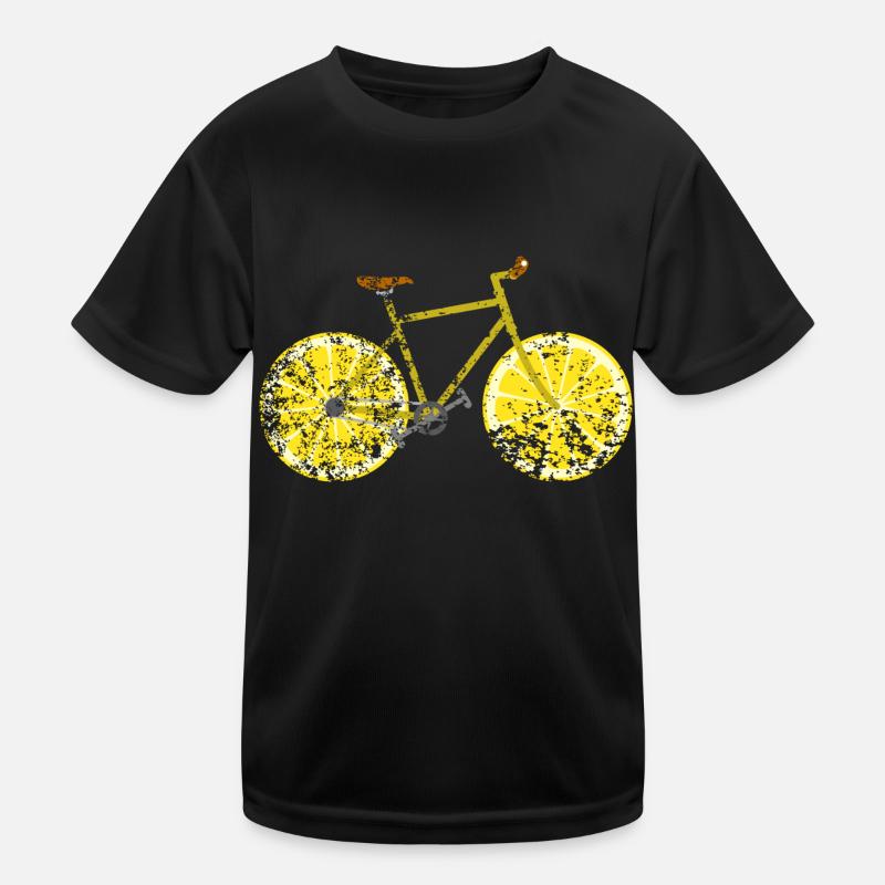 Bicycle Fruit Fruit Retro Vintage Grunge Kids Functional T-Shirt