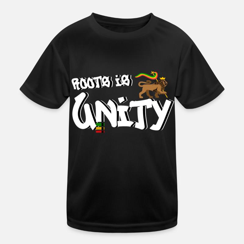 Roots is Unity Kinder Funktions-T-Shirt