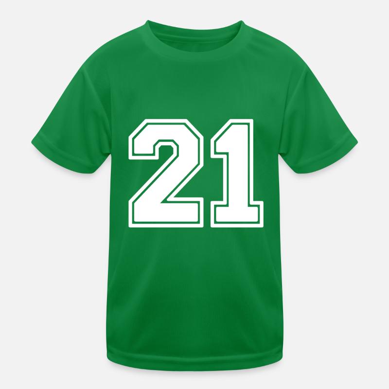 21 Kinder Funktions-T-Shirt