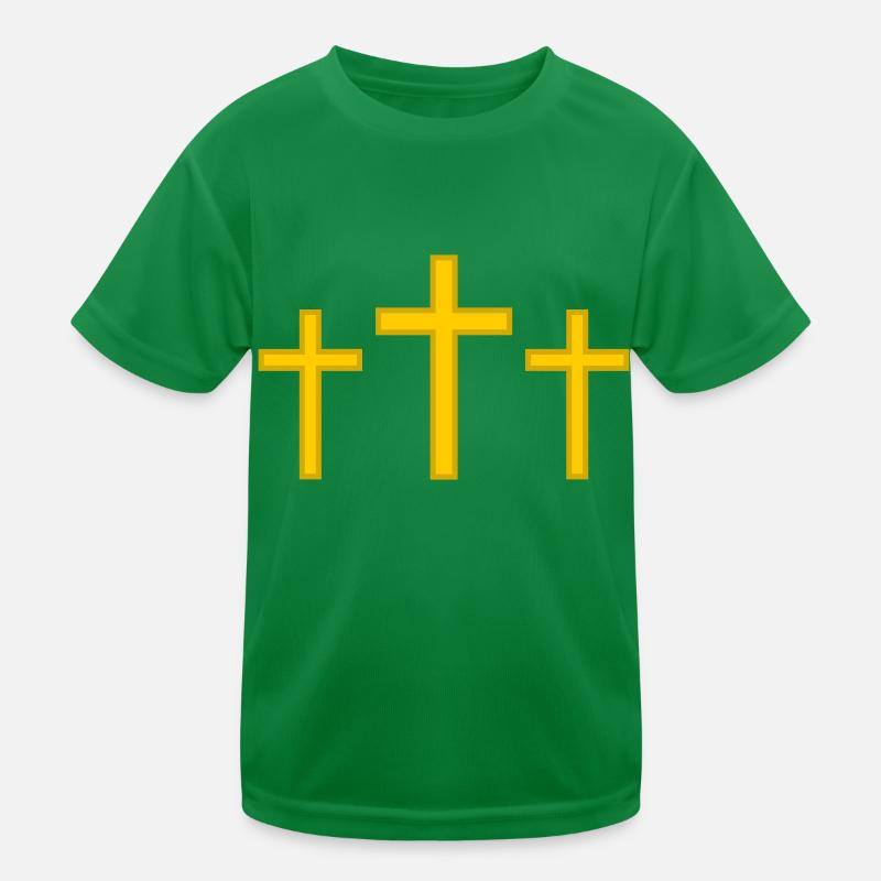 Three Crosses Kids Functional T-Shirt
