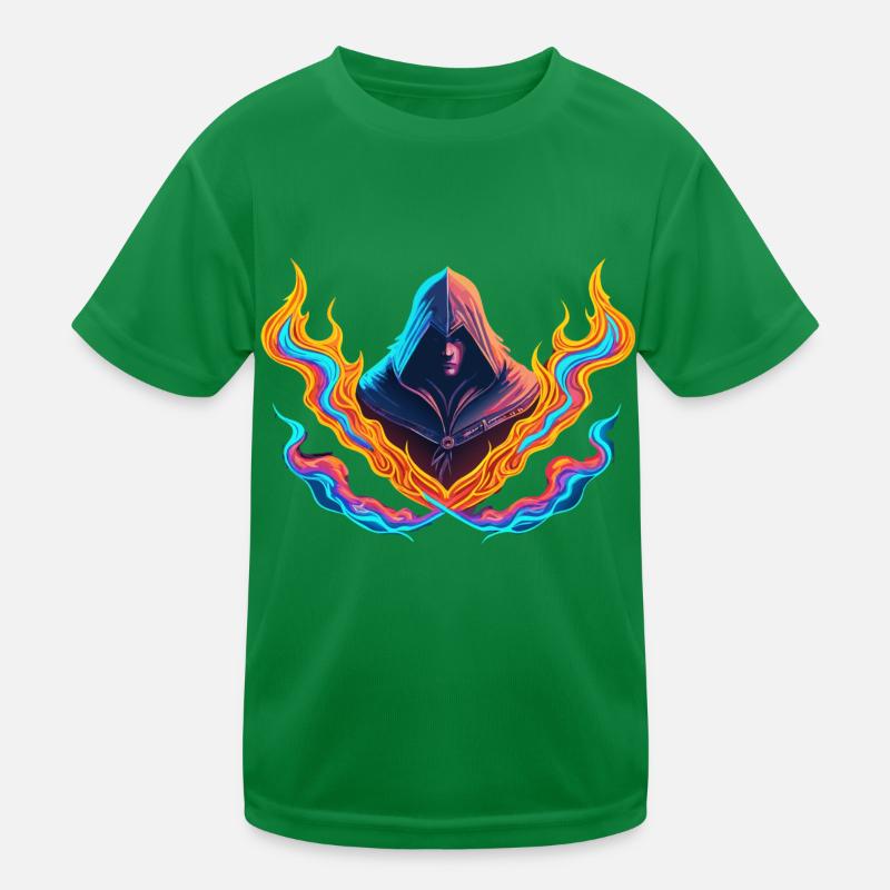 TRANSFORMATIVE KRAFT VON NEONFLAMMEN Kinder Funktions-T-Shirt