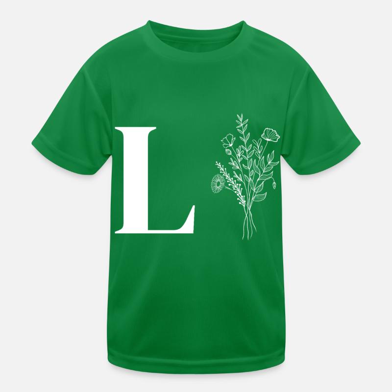 Lette l fleurs minimalistes T-shirt sport Enfant