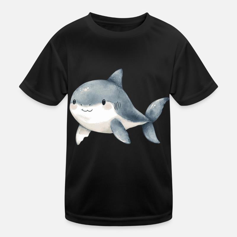 small shark Kids Functional T-Shirt