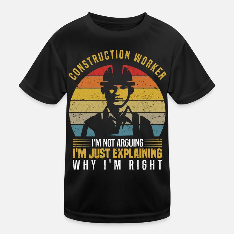 Dachdecker Kinder Funktions-T-Shirt