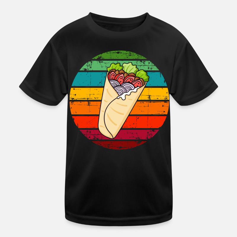 Kebab Shawarma Kebab Grill T-shirt sport Enfant