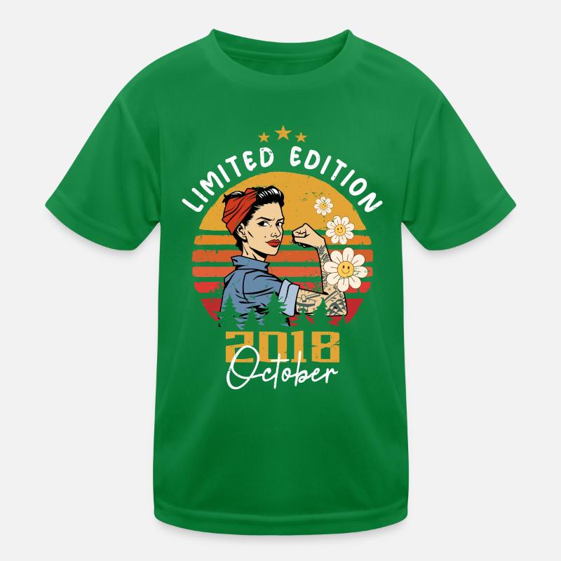 October 2018 born | October 2018 Kids Functional T-Shirt