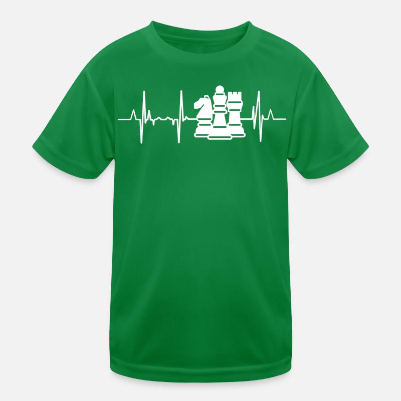 Schach Herzklopfen Kinder Funktions-T-Shirt