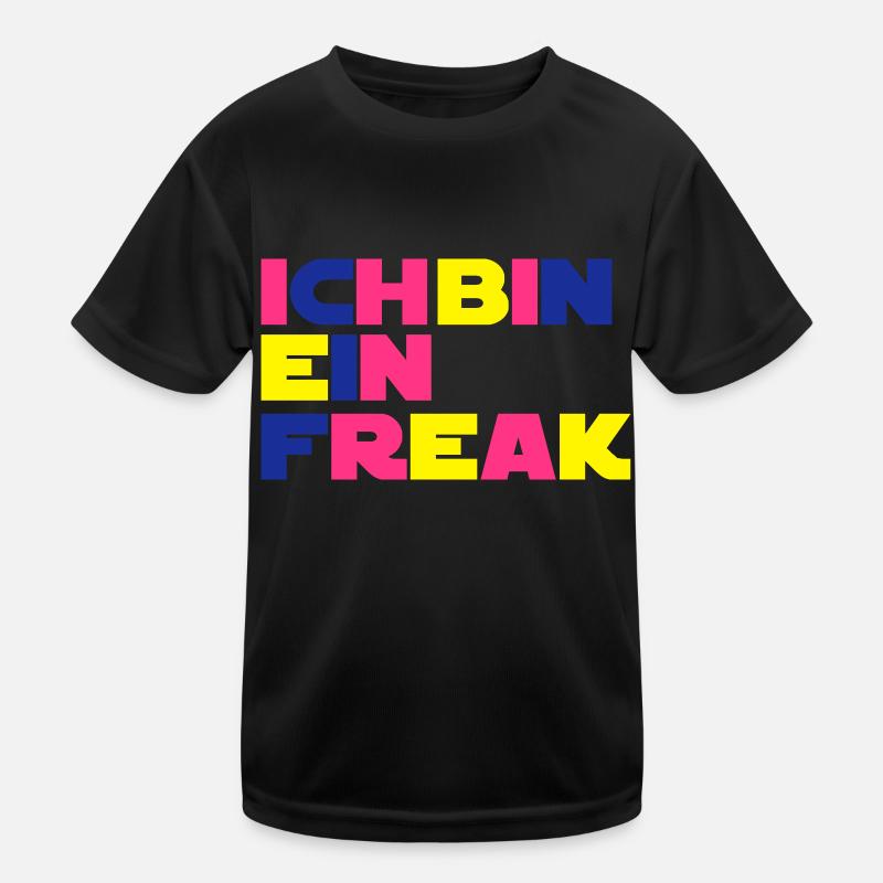 Ich bin ein Freak Kinder Funktions-T-Shirt