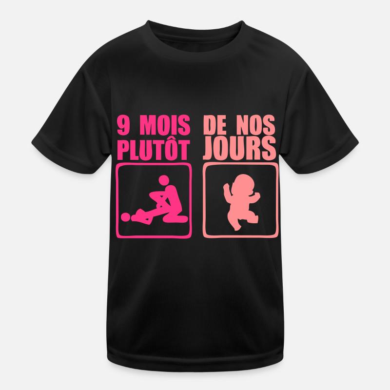 9 months rather Kids Functional T-Shirt