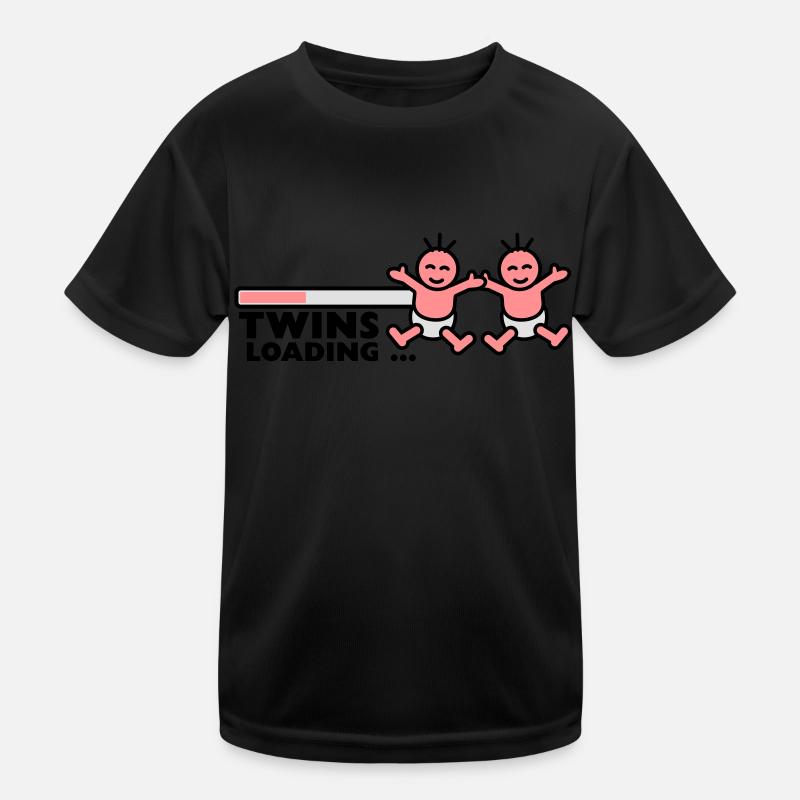 Twins Loading Kinder Funktions-T-Shirt