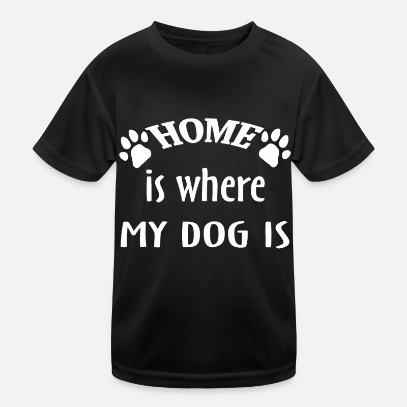 Chien chien T-shirt sport Enfant