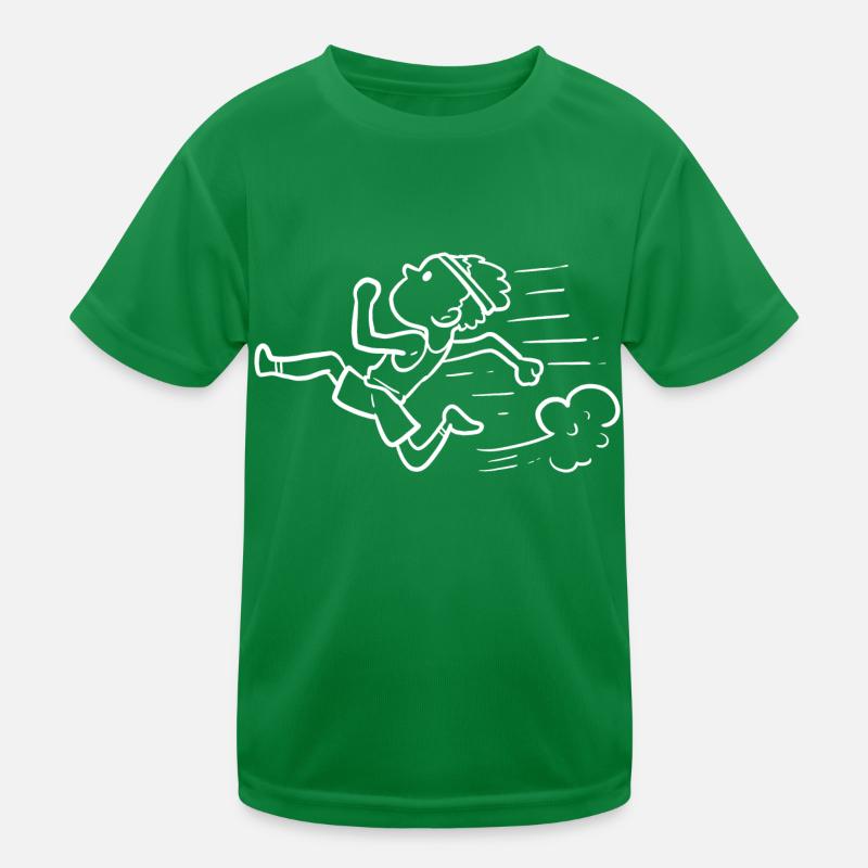 Marathon Fast Athletic and Athlete Gift Kids Functional T-Shirt