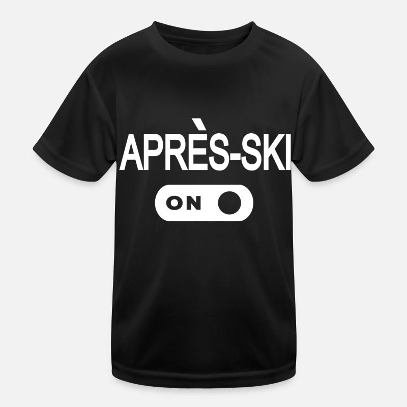 Ski Skiing Après-Ski Kids Functional T-Shirt