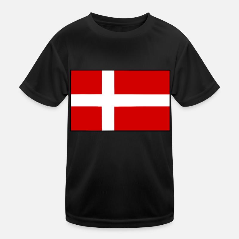 Danemark T-shirt sport Enfant