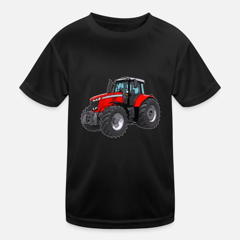 Massey Traktor rot Kinder Funktions-T-Shirt