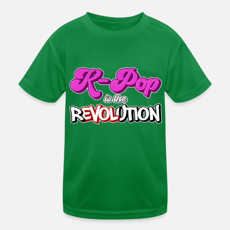 K-Pop is the Revolution | kpop KPop Geschenkidee Kinder Funktions-T-Shirt