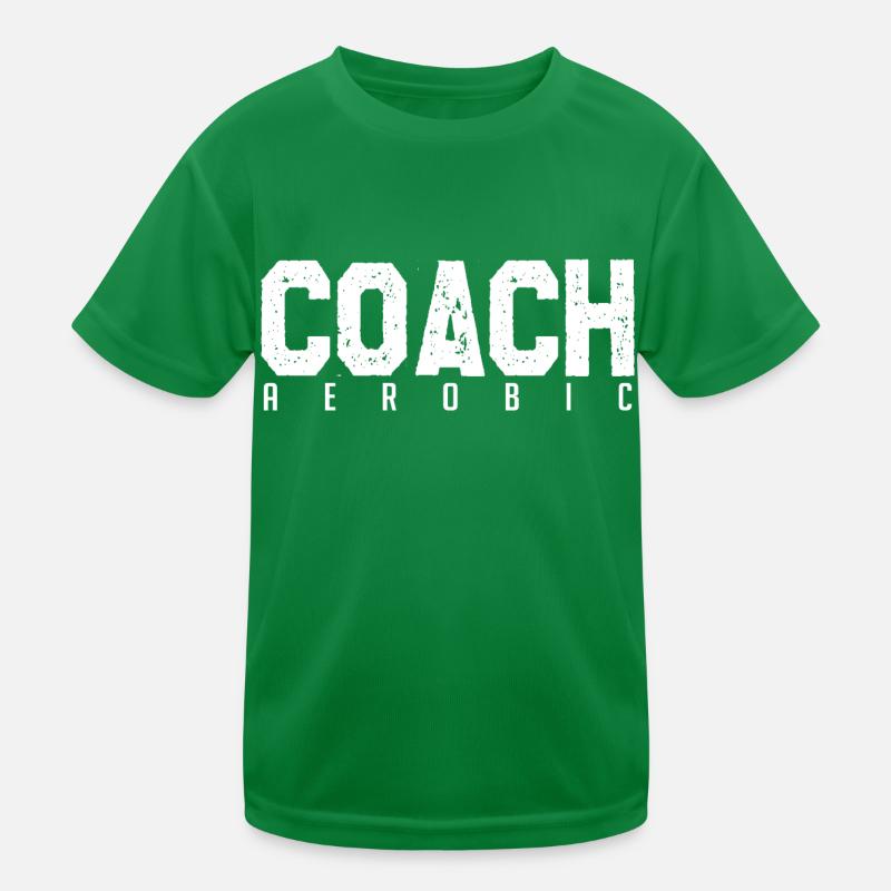 Aerobics Coach. Aerobics trainer. Gift coach. Kids Functional T-Shirt