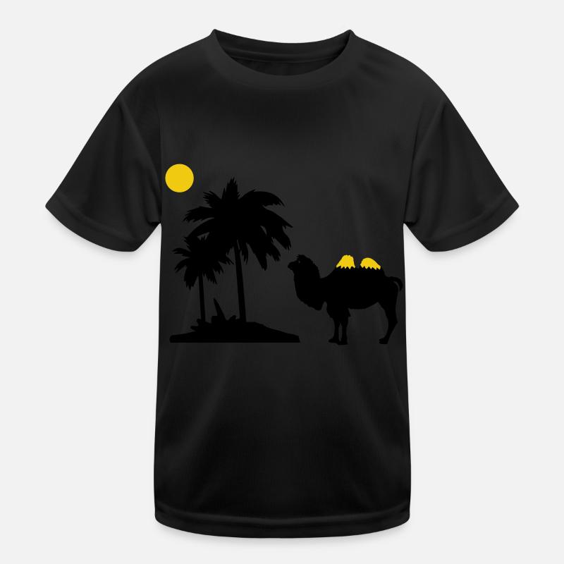 Kamel Kinder Funktions-T-Shirt