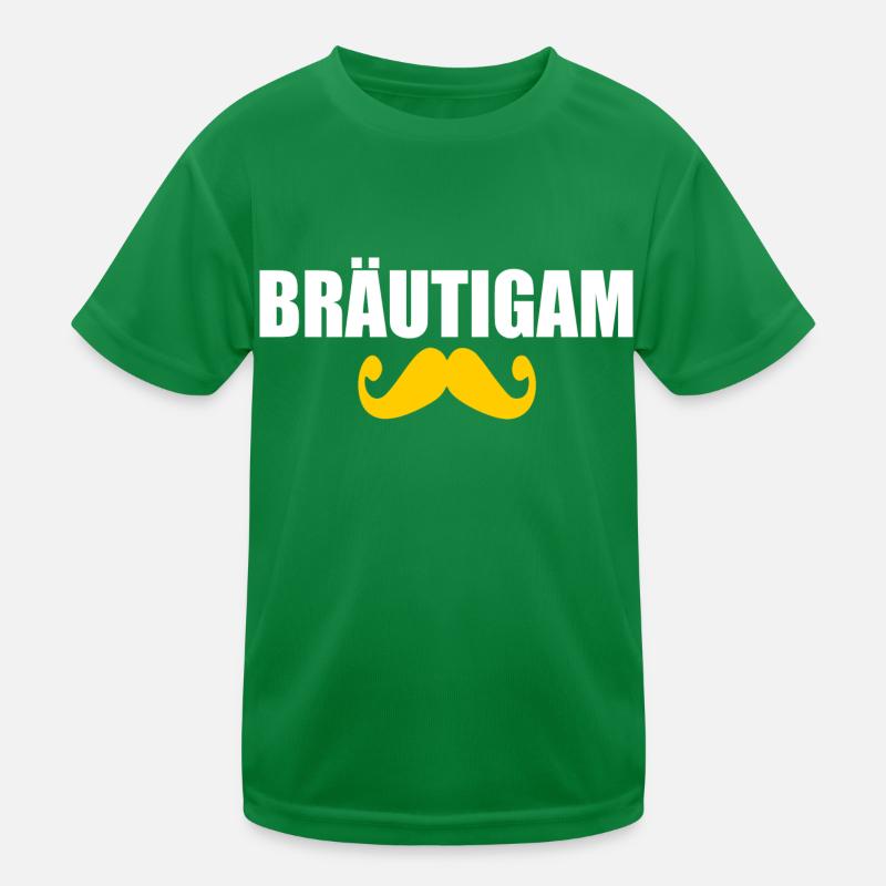 bräutigam Kinder Funktions-T-Shirt