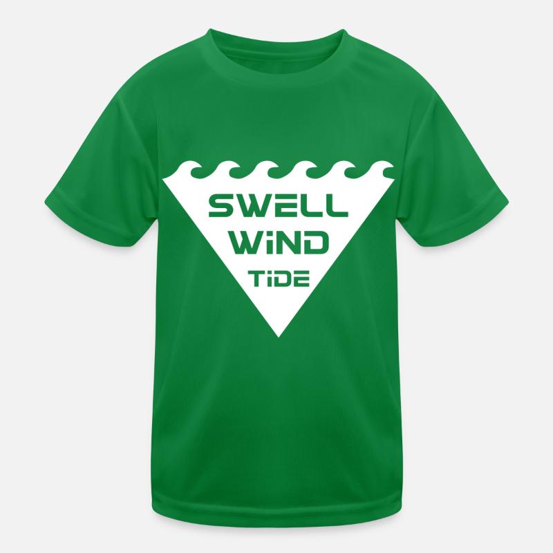 Surfing Surfboard Surfer Geschenkidee Kinder Funktions-T-Shirt