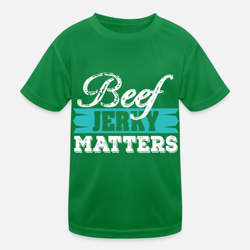 Beef Jerky Matters Meat Lover Trockenfleisch Kinder Funktions-T-Shirt