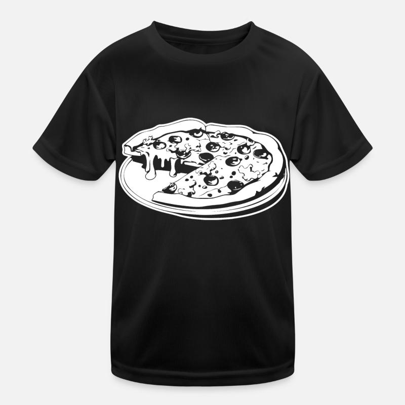 Pizza Restauration rapide Pizzeria T-shirt sport Enfant