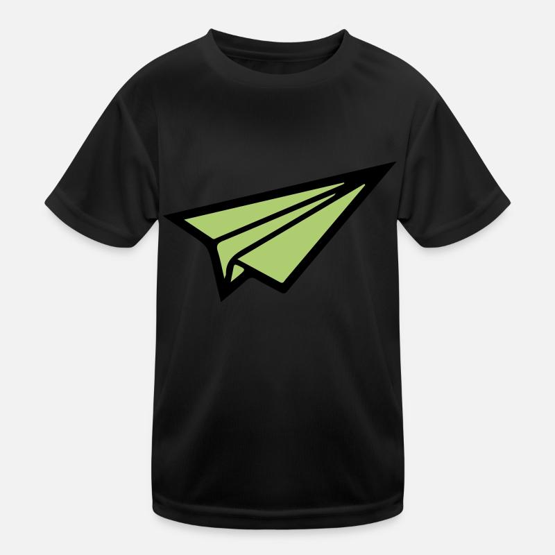 Paper Airplane 02 Kids Functional T-Shirt