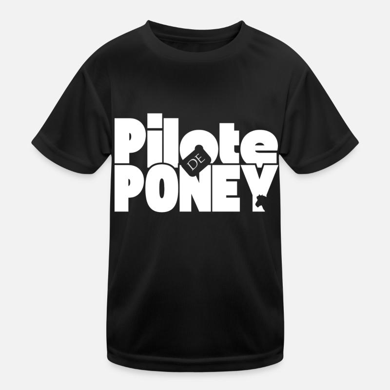 Pony Pilot Kids Functional T-Shirt